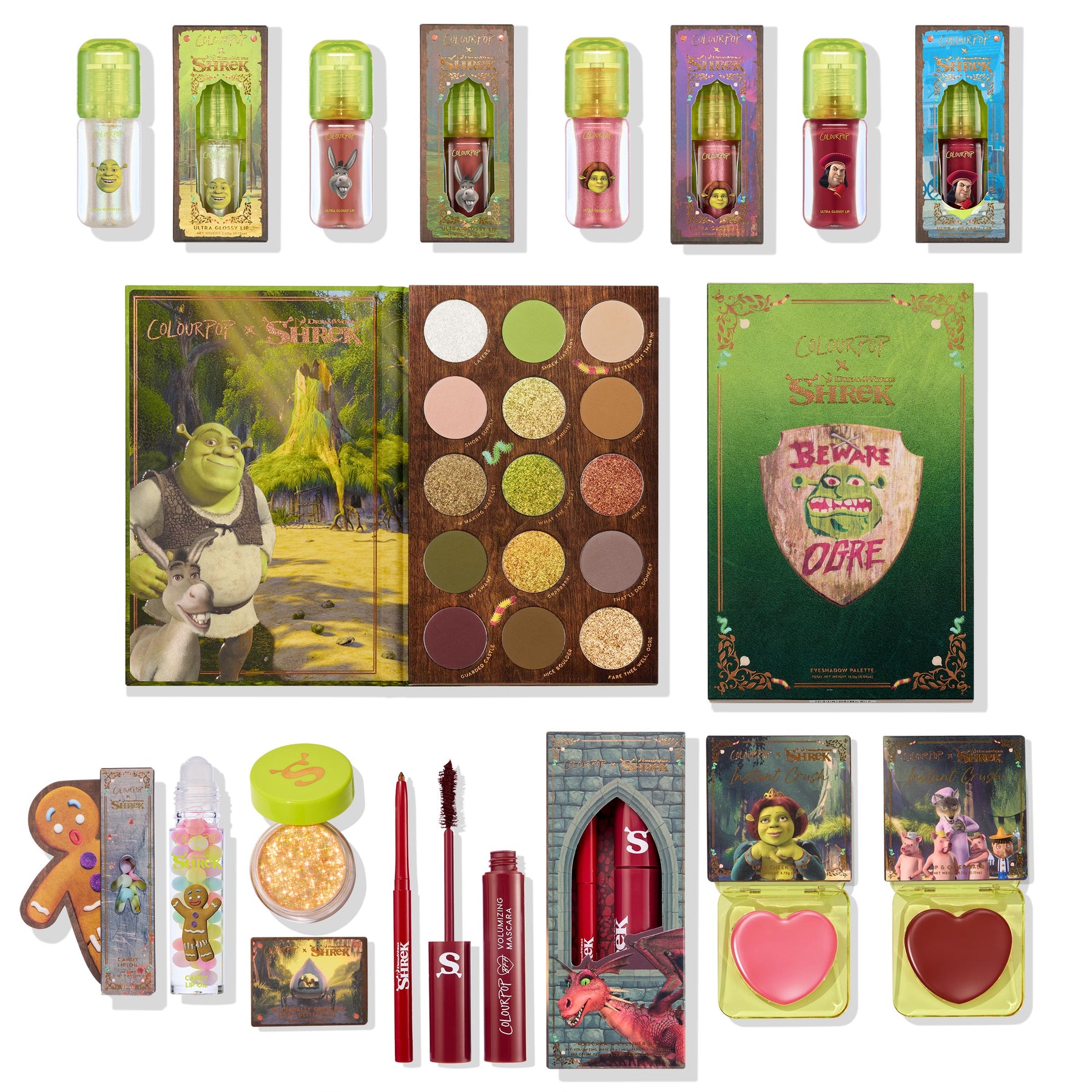 ColourPop X DreamWorks Shrek - Clean Bundle